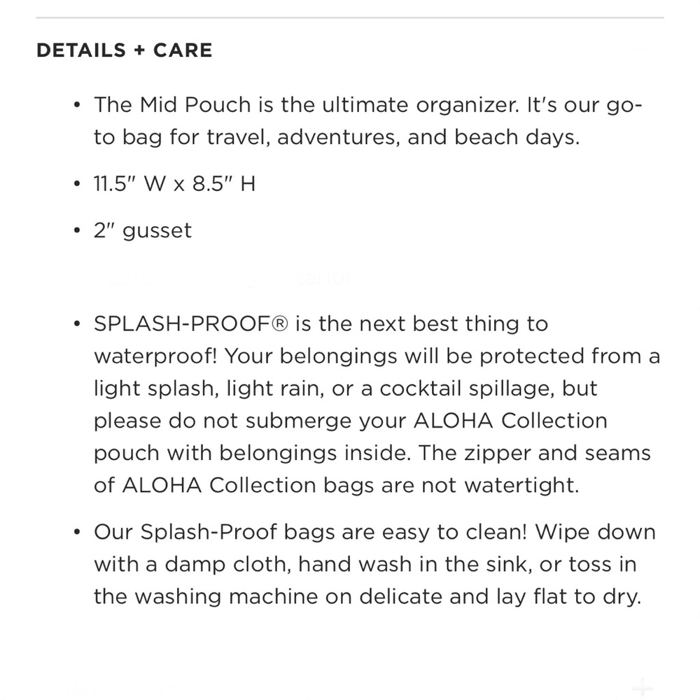 ALOHA Collection Mid Pouch - Picture 4 of 6